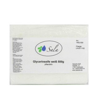 Sala Glycerinseife weiß auf Pflanzenbasis 500 g