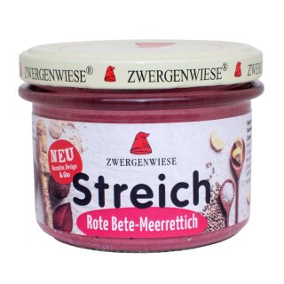 Zwergenwiese Swipe Beetroot Horseradish Spread vegan organic 180 g