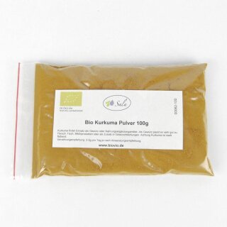 Sala Curcuma Powder organic 100 g bag