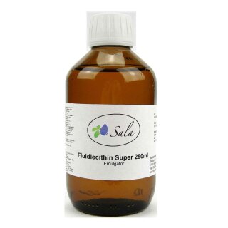 Sala Fluid Lecithin Super emulsifier 250 ml glass bottle