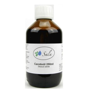 Sala Carotene Carrot Oil 250 ml glass bottle