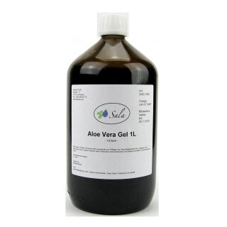 Sala Aloe Vera Gel 10:1 liquid 1 L 1000 ml glass bottle