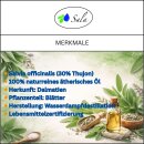 Sala Salbeiöl Aroma ätherisches Öl naturrein 100 ml Glasflasche