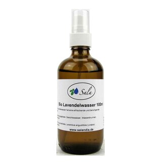 Sala Lavender Hydrolate organic 100 ml glass bottle spray attachment