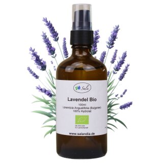 Sala Lavendelwasser alkoholfrei BIO 100 ml Glasflasche Sprühaufsatz