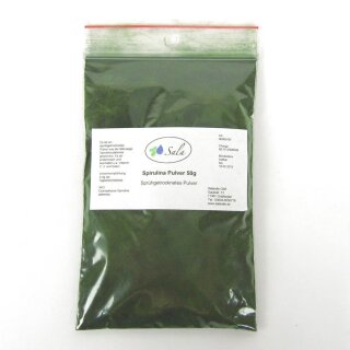 Sala Spirulina Platensis Powder residue controlled conv. 50 g bag