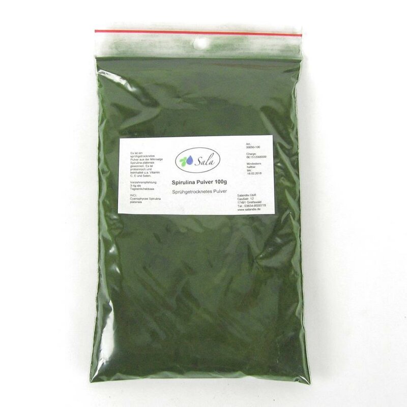 voordeel landen grijnzend Sala Spirulina Platensis Pulver rückstandskontrolliert konv. 100 g Be, 2,79  €