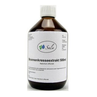 Sala Brunnenkresseextrakt Brunnenkresse Extrakt 500 ml Glasflasche