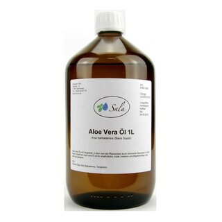 Sala Aloe Vera Oil 1 L 1000 ml glass bottle