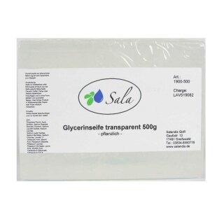 Sala Glycerinseife transparent auf Pflanzenbasis 500 g