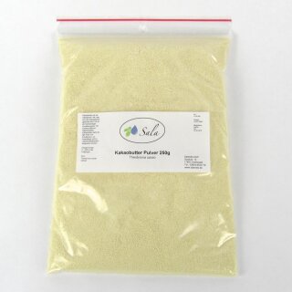 Sala Cocoa Butter Powder food grade 250 g bag