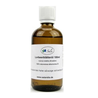 Sala Lorbeerblätteröl Aroma ätherisches Öl naturrein 100 ml Glasflasche