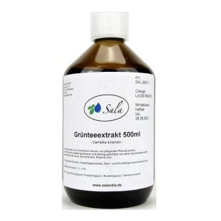 Sala Grünteeextrakt 500 ml Glasflasche