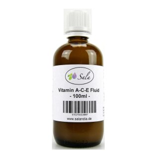 Sala Vitamin A-C-E Fluid ACE 30% 100 ml glass bottle