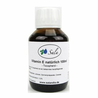 Sala Vitamin E naturally Tocopherol 100 ml glass bottle