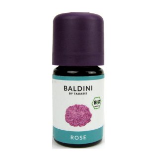 Baldini Rose Bio Aroma naturreines ätherisches Öl 3% 5 ml