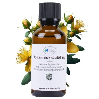 Sala Johanniskrautöl hypericinfrei BIO 50 ml