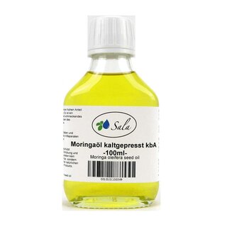 Sala Moringa Oil cold pressed 100% organic 100 ml NH glass bottle