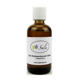 Sala Raspberry Seed Oil cold pressed organic 100 ml glass bottle