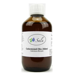 Sala Calendulaöl Ringelblumenöl BIO 250 ml Glasflasche