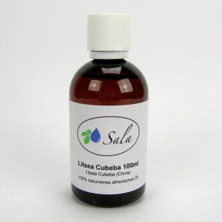 Sala Litsea Cubeba ätherisches Öl naturrein 100 ml PET Flasche