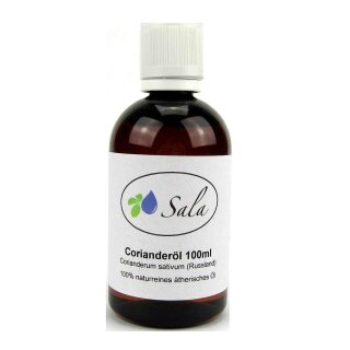 Sala Corianderöl ätherisches Korianderöl naturrein 100 ml PET Flasche