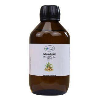 Sala Mandelöl süß raffiniert Ph. Eur. 250 ml Glasflasche