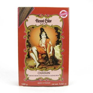 NJD Henna Herbal Color Chestnut Brown 100 g