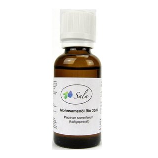 Sala Poppy Seed Oil cold pressed organic 30 ml