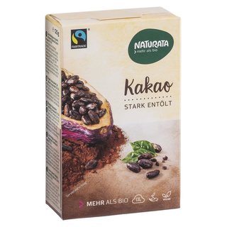 Naturata Kakao Pulver stark entölt vegan bio 125 g