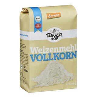 Bauckhof Whole Grain Buckwheat Flour vegan demeter organic 1 kg 1000 g