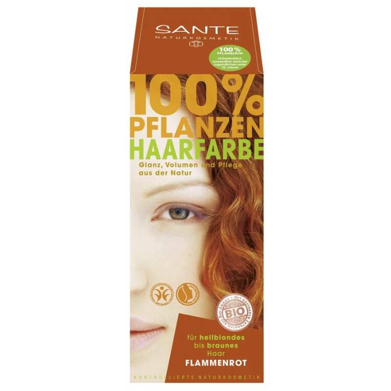 Hair Flame 100 6,74 g, Red vegan € Color Sante Herbal