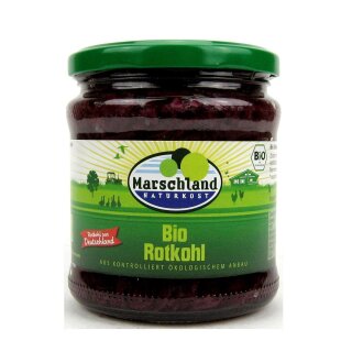 Marschland Naturkost Red Cabbage organic 370 ml drained weight 335 g