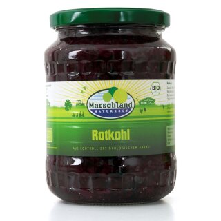 Marschland Naturkost Rotkohl bio 720 ml ATG 650 g