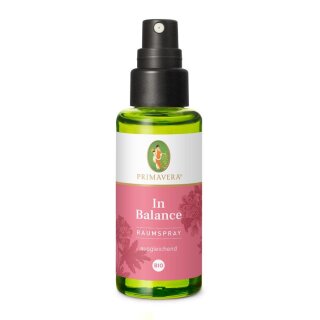 Primavera In Balance Room Spray balancing organic 50 ml