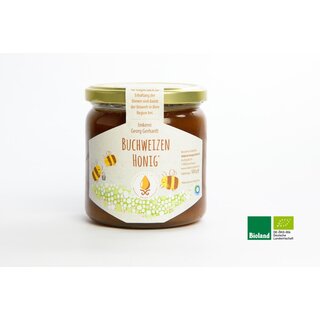 Imkerei Georg Gerhardt Bioland Buckwheat Honey organic 500 g