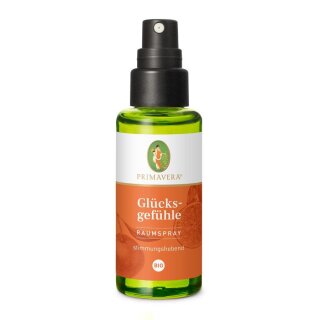 Primavera Glücksgefühle Raumspray stimmungshebend bio 50 ml