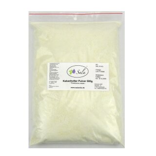 Sala Cocoa Butter Powder food grade 500 g bag