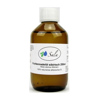 Sala Spruce Needle essential oil 100% pure 250 ml glass bottle