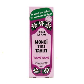 Monoi Tiki Tahiti Ylang Ylang 100 ml glass bottle