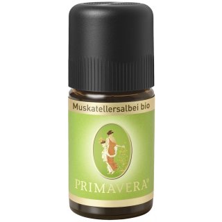 Primavera Clary Sage organic essential oil 100% pure 5 ml