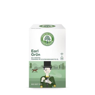 Lebensbaum Earl Grün Grüntee bio 20 x1,5 g Aufgussbeutel MHD