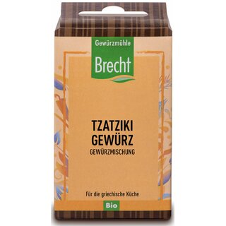 Brecht Tzatziki Spice gluten free vegan organic 30 g refill pack