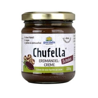 Govinda Chufella Erdmandel Schokocreme Aufstrich glutenfrei vegan bio 220 g