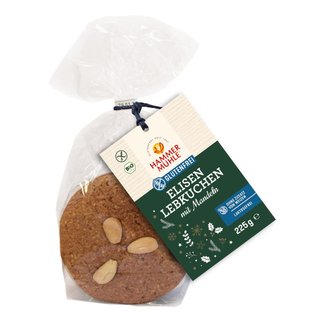 Hammermühle Almond Gingerbread gluten free 3 pack gluten free organic 225 g