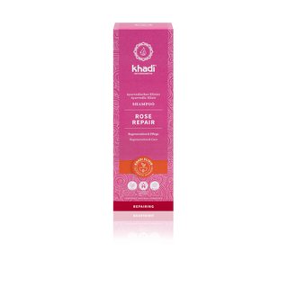 Khadi Ayurvedic Elixir Shampoo Rose Repair Regeneration & Care vegan 200 ml