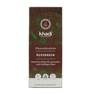 Khadi Natural Hair Color natural nut brown 100 g