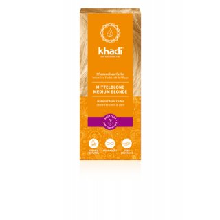 Khadi Natural Hair Color medium blond vegan 100 g