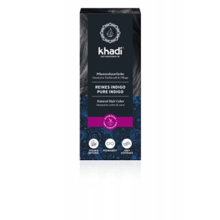 Khadi Natural Hair Color pure indigo black 100 g