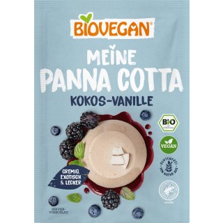 Biovegan Meine Panna Cotta Kokos Vanille glutenfrei vegan bio 46 g